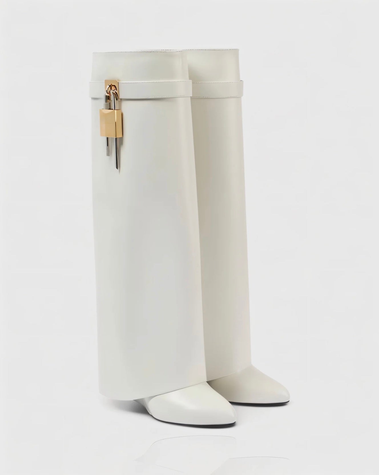 Lock Boots, Ivory