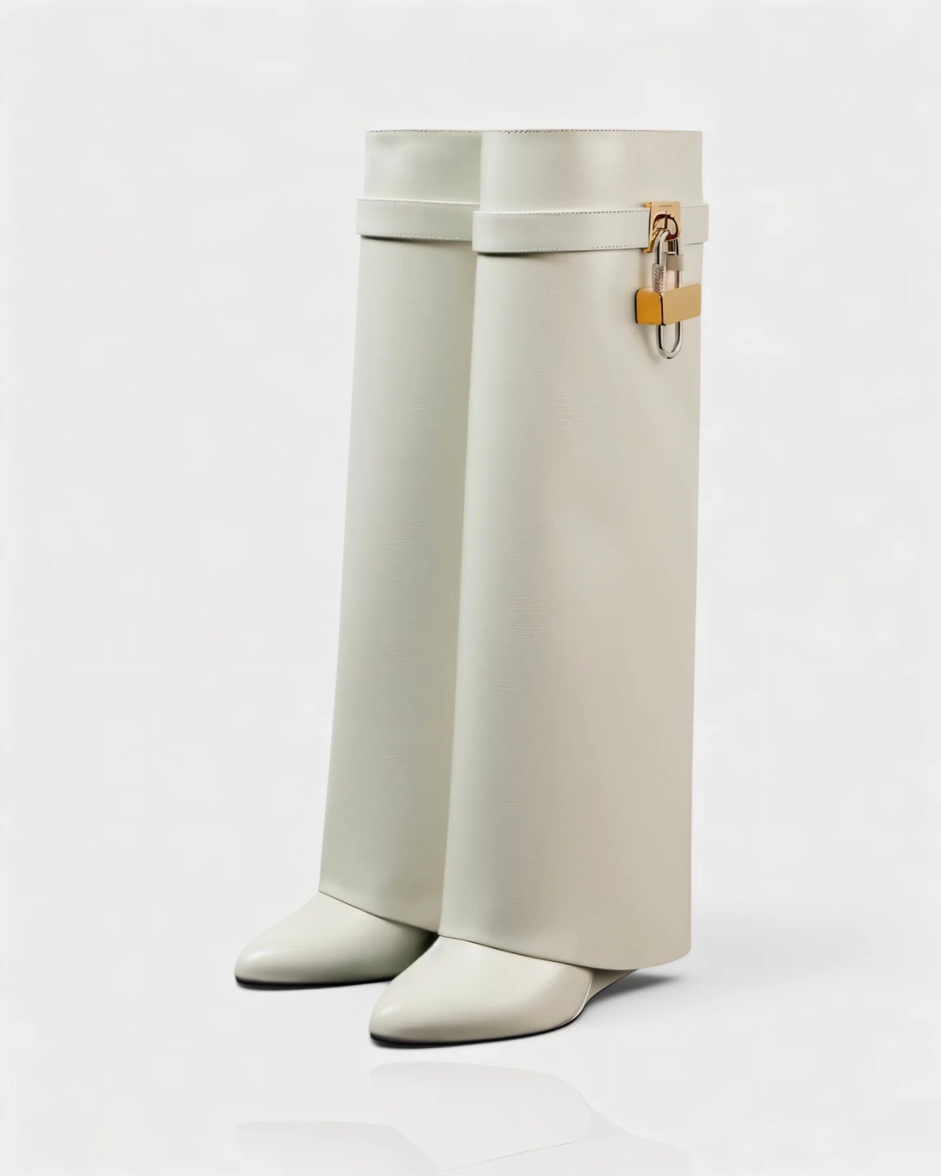 Lock Boots, Ivory